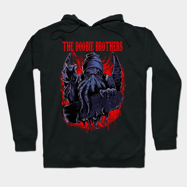 THE DOOBIE BROTHERS BAND MERCHANDISE Hoodie by Rons Frogss